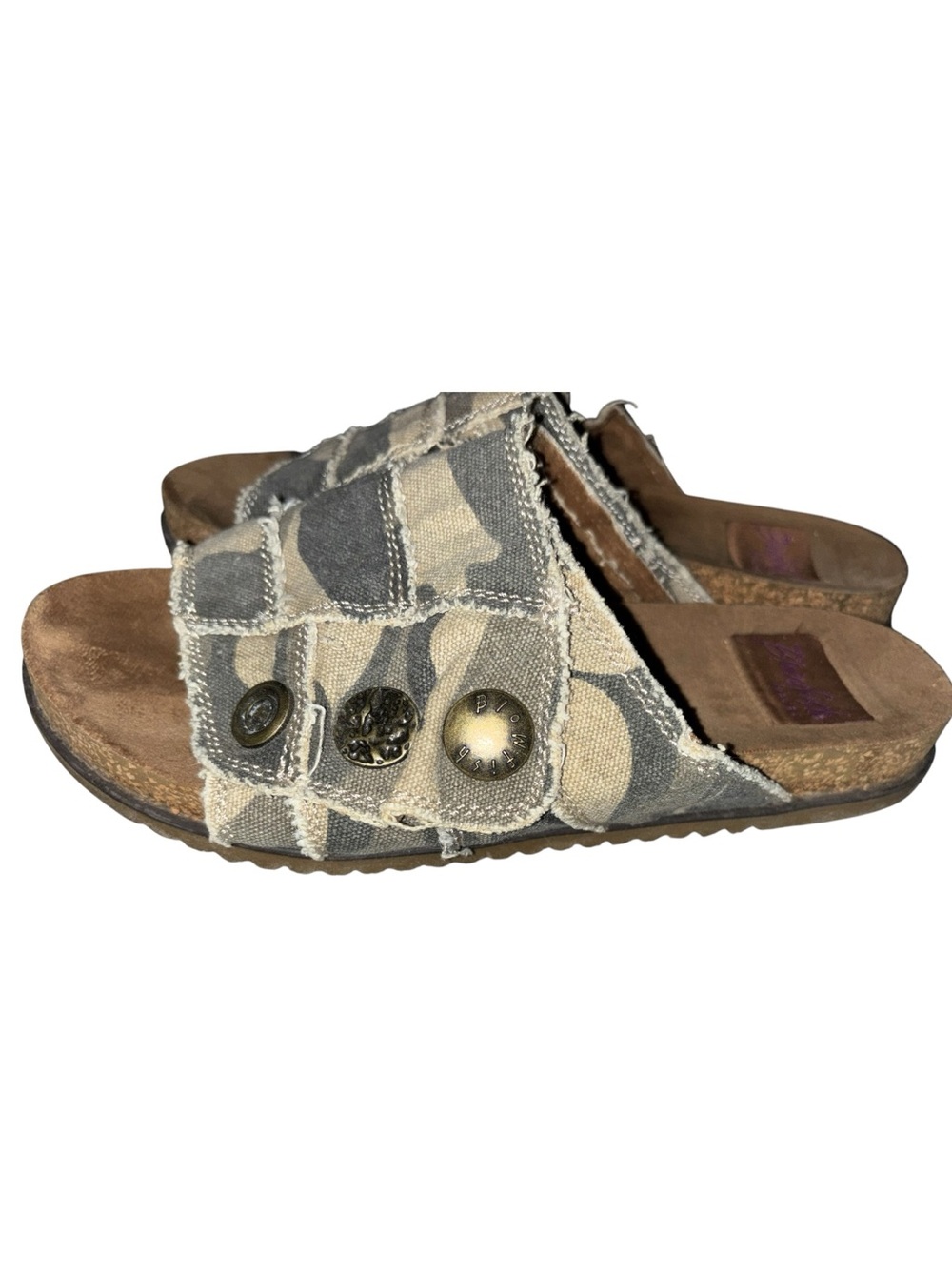 BLOWFISH Malibu Women's FOMO slides, Size 8.5 Camo print